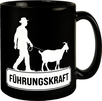 Produktbild von Führungskraft Tasse - Mann mit Ziege Motivationsbecher