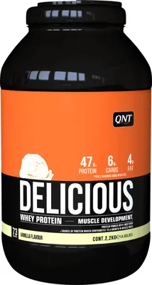 Produktbild von QNT Delicious Whey Protein (2200g) Vanilla - Eiweiße - Molkenprotein-Mischung