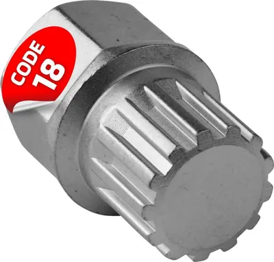 Produktbild von SW-Stahl 02381L-19 Felgenschloss Adapter 18 I geeignet für BMW I Felgenschlösser lösen I Radsicherung Felgenschloss Demontage Werkzeug I Felgenschloss Ausdreher I Felgensicherung Schlüssel