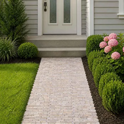 Produktbild von Möbel Mosaikfliesen Creme 30 x 30 cm Marmor - Terrassenfliesen &22354