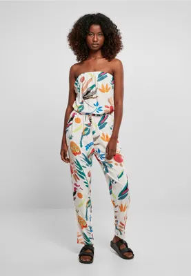 Produktbild von TB1955 - Ladies Viscose Bandeau Jumpsuit whitesandfruity XXL