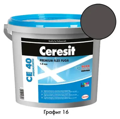 Zdjęcie produktu dla Szpachla Fugowa Ceresit Ce 40 Grafit, 16