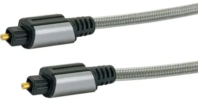 Produktbild von Schwaiger Ainstein Premium Lichtwellenleiter Anschlusskabel mit 2x TOSLINK Stecker Digital Audio Kabel Male 1M