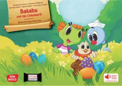 Immagine prodotto di Bakabu auf der Suche nach dem Osterlied-Ei. Kamishibai Bildkartenset
