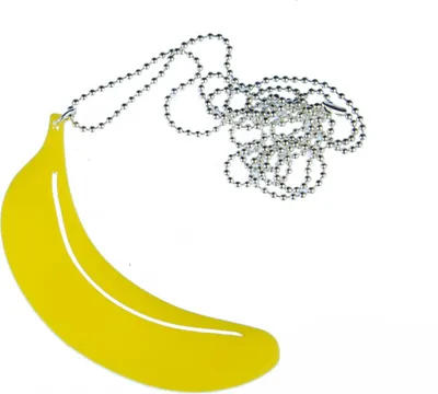 Produktbild von Banane Acrylglas Kette Halskette Miniblings Sommer 80cm Affe groß Acrylglas gelb