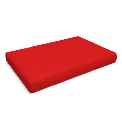 Immagine prodotto di POKAR Cuscino per pallet Cuscini per pallet sfoderabili Divano per pallet, Dimensioni: cuscino di seduta 120 x 80, Colore: Rosso - Impermeabile