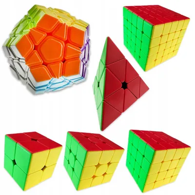 Produktbild von MoYu Logikwürfel-Set 2x2, 3x3, 4x4, 5x5, Pyraminx, Megaminx