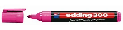 Obrázek produktu pro Edding Permanentní popisovač Růžový kulatý hrot