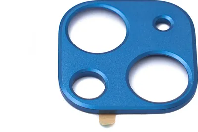 Produktbild von Kamera Schutz Linse Objektiv Abdeckung Aluminium für iPhone 13 & Mini in Blau