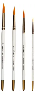 Produktbild von Aquarellpinsel Set aus Synthetik in den Größen 2, 6, 8, 10