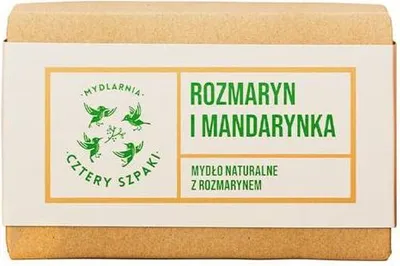 Image de Mydlarnia Cztery Szpaki Savon naturel au romarin Romarin et mandarine, 110g