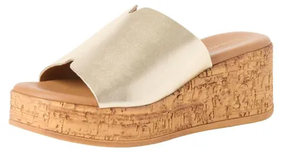 Produktbild von Tamaris Damen Pantolette mit Keilabsatz Leder
