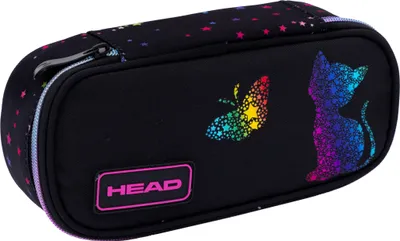 Zdjęcie produktu dla HEAD Piórnik Złoty Kot Rainbow – Stylowy organizer dla kreatywnych dzieci