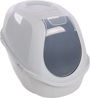 Produktbild von Flamingo Geschlossene Katzentoilette Trini grau