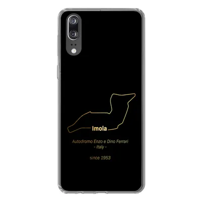 Produktbild von MuchoWow® Handyhülle Schutzhülle Hülle für Huawei P20 Formel 1 - Imola - Rennstrecke Silikon Softcase Handy Hülle - Hardcover