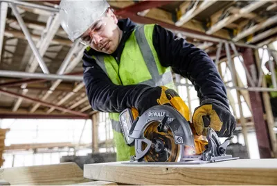 Produktbild von DeWALT DCS578NT-XJ Akku-Handkreissäge (bl), Flexvolt, 190 mm, Schnitttiefe 90°/45° 67/49 mm, T STAK-Box VI, ohne Akku