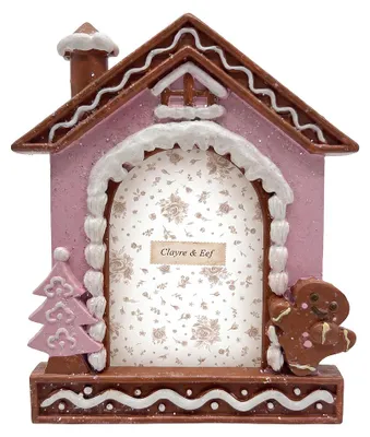 Immagine prodotto di Clayre & Eef, Cornici per foto, Modello "Haus", Rosa, Plastica