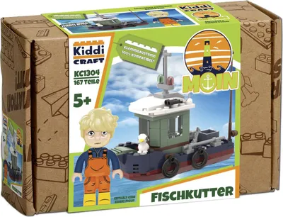 Produktbild von KC1304 Fischkutter Bauset, 167 Teile