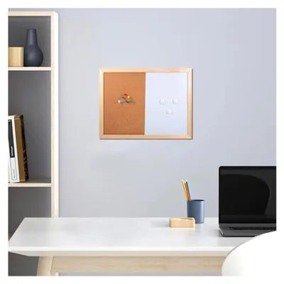 Produktbild von Magnetische Kork-Whiteboard-Kombination für Büro und Zuhause