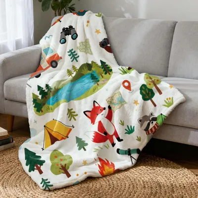 Zdjęcie produktu dla Solidchoice - Kołdra flanelowa - Miękka i ciepła, idealna do łóżka i kanapy - 150 x 130 cm