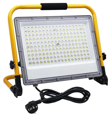 Image de Lampe de chantier LED 150W, étanche IP66, 15000 lumens, 6500K, avec support portable