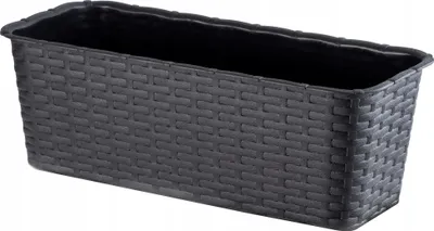 Produktbild von KADAX Balkon-Blumentopf 40 cm Rattan