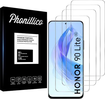 Obrázek produktu pro Tvrzené sklo pro Honor 90 LITE [4 ks] Screen Protector Film Anti-scratch Glass Resistant Phonillico®