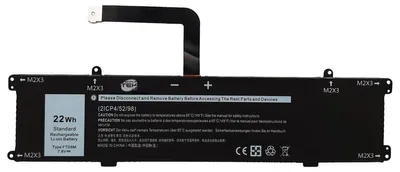 Immagine prodotto di Batteria Tastiera Compatibile Con Dell K17m Ftd6m 2-in-1 7.6v 22wh 2750mah
