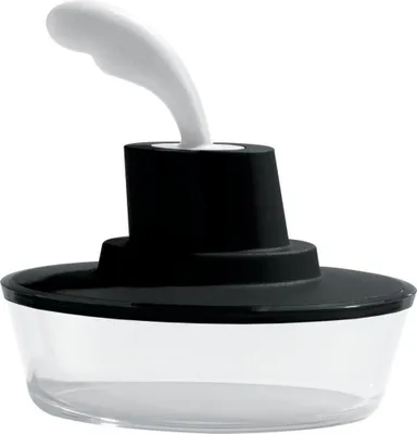Produktbild von Alessi ASG13 B, Schwarz, Transparent, Weiß, 85 mm, 155 mm, 155 mm