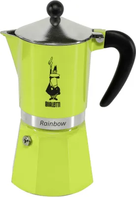 Obrázok produktu pre Bialetti Rainbow, 0,27 L, Hliník, Termoplastik, Zelená, 220 mm, 9,5 cm
