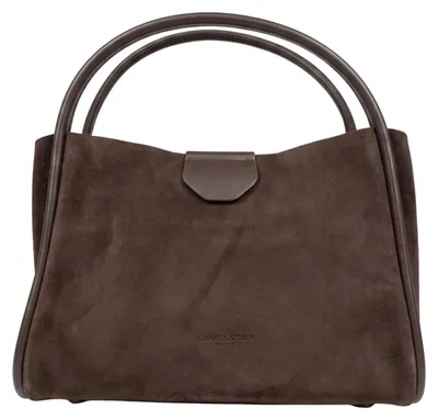 Image de Lancaster Sac à main Aimantée M Suède Ida Marron