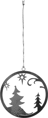 Produktbild von Fink Christbaumschmuck Hänger NEVO D 18 cm silber