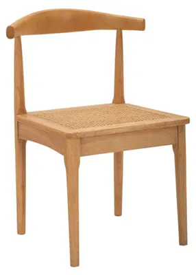 Produktbild von FURNLUX Esszimmerstuhl Japan Braun 54cm (2 Stück) / Hauptfarbe: Braun / Abmessungen: 54 x 70 x 54 cm