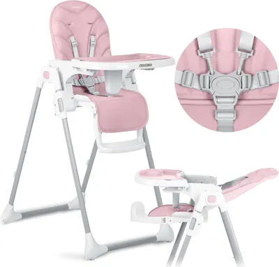 Immagine prodotto di Sedia da Pranzo Rosa per Bambini Ricokids Tulo
