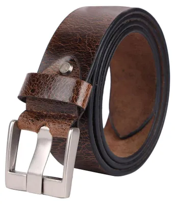 Produktbild von Echt Leder Gürtel Herren Damen 3,5 cm Ledergürtel für Anzug, Jeans Braun