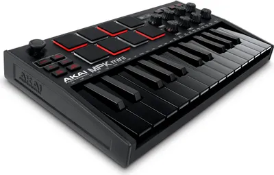 Image de AKAI MPK Mini MK3 Contrôle clavier Pad contrôleur MIDI USB Noir
