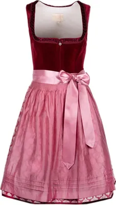 Produktbild von Dirndl Almeria 60er Länge rot 40