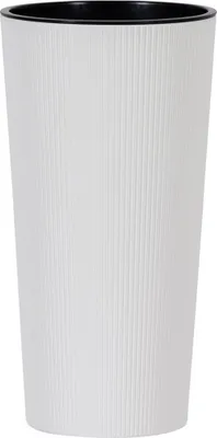 Produktbild von SIENA GARDEN Pflanzgefäß LOCON STRIPE weiß Steifenoptik, 30 cm