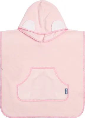 Obrázok produktu pre SENSILLO Detská osuška s kapucňou 55 x 60 cm, detský župan 100 % bavlna, ružová