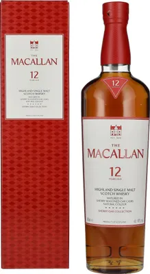 Image de The Macallan 12 Years Old SHERRY OAK CASK 40% Vol. 0,7l en boîte cadeau