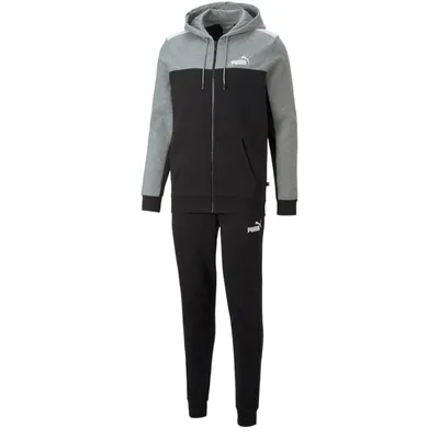 Produktbild von Puma Trainingsanzug für Herren aus Baumwolle, Größe:XXL, Farbe:Schwarz