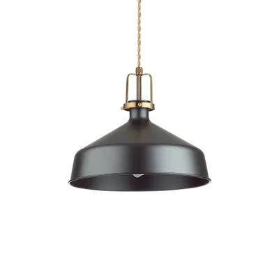 Produktbild von Aufhängung Industrial-Minimal Eris-1 Metall Schwarz 1 Licht E27