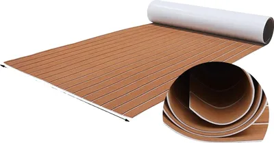Zdjęcie produktu dla Mata podłogowa z pianki EVA, antypoślizgowa konstrukcja, łatwa instalacja, brązowa