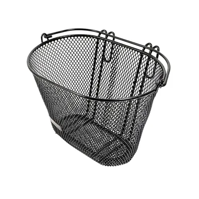 Produktbild von Kinder Fahrradkorb schwarzLenkerkorb Metall vorne Korb Kinder Fahrrad 20x18x10cm