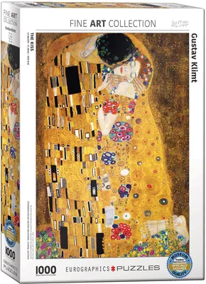 Produktbild von 1000 Teile Puzzle Der Kuss von Gustav Klimt