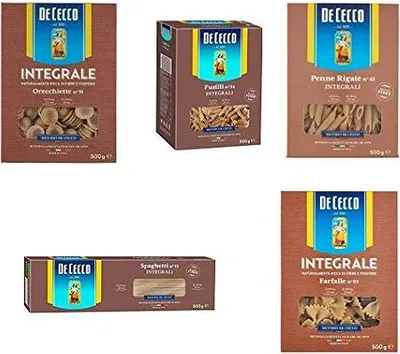 Produktbild von Testpaket De Cecco Pasta integrale Vollkornnudeln 500g (5 x 500g)