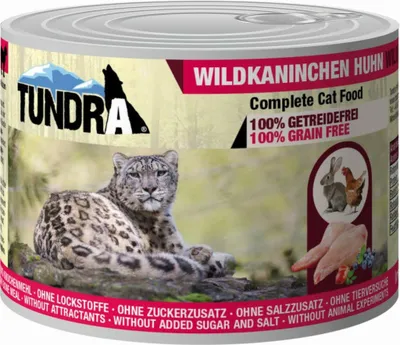 Image de Tundra Cat Lapin de garenne + Poulet, Taille:200 g