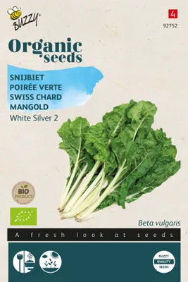 Produktbild von Mangold White Silver 2 |  Mangoldsamen von Buzzy Seeds [MHD 07/2024]