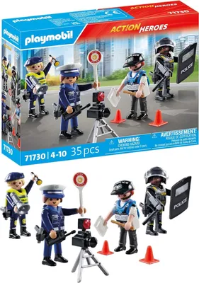 Produktbild von PLAYMOBIL 71730 Figurenset Polizei