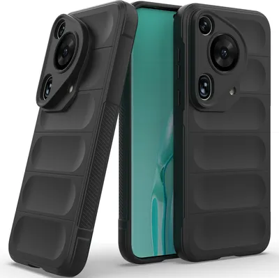 Produktbild von Handyhülle für Huawei Pura 70 Ultra Weich TPU Silikon Stossfest Anti-rutsch Hülle Schwarz